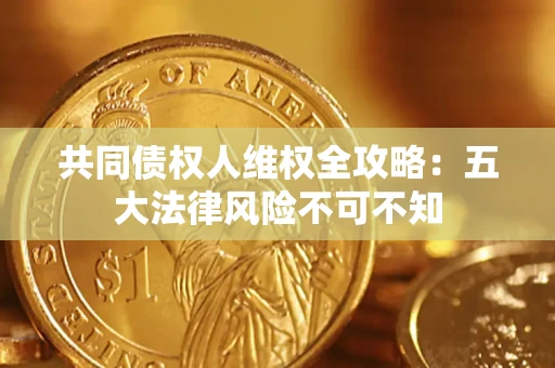 济南共同债权人维权全攻略：五大法律风险不可不知