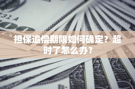 济南担保追偿期限如何确定？超时了怎么办？