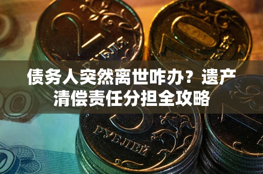 济南债务人突然离世咋办？遗产清偿责任分担全攻略