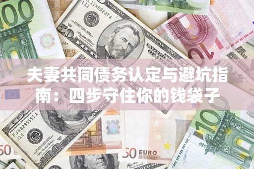 济南夫妻共同债务认定与避坑指南：四步守住你的钱袋子