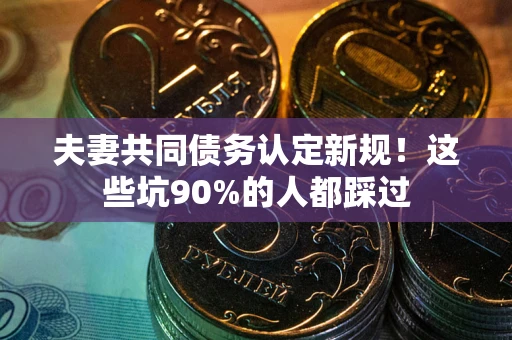 济南夫妻共同债务认定新规！这些坑90%的人都踩过