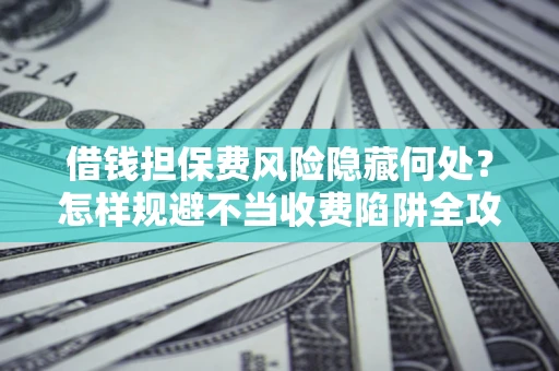 济南借钱担保费风险隐藏何处？怎样规避不当收费陷阱全攻略！